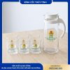 Bộ bình cốc thủy tinh đại hội công đoàn công ty, thiết kế sang trọng