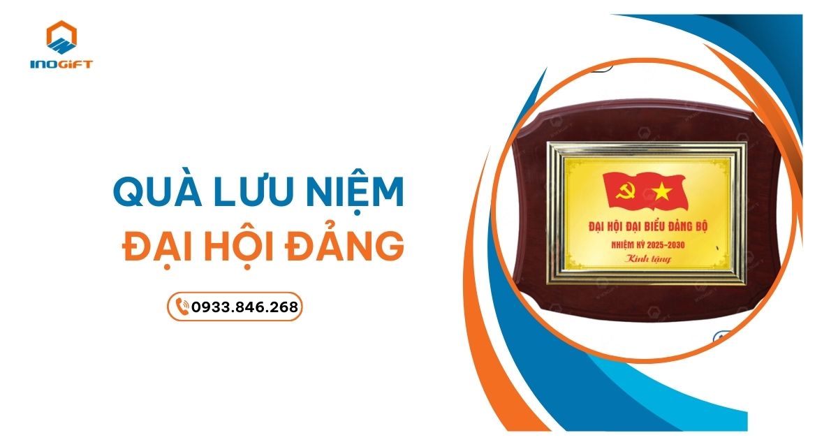 Quà tặng lưu niệm đại hội Đảng