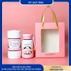 Set quà tặng gồm bình giữ nhiệt 350ml và khăn lau đầu