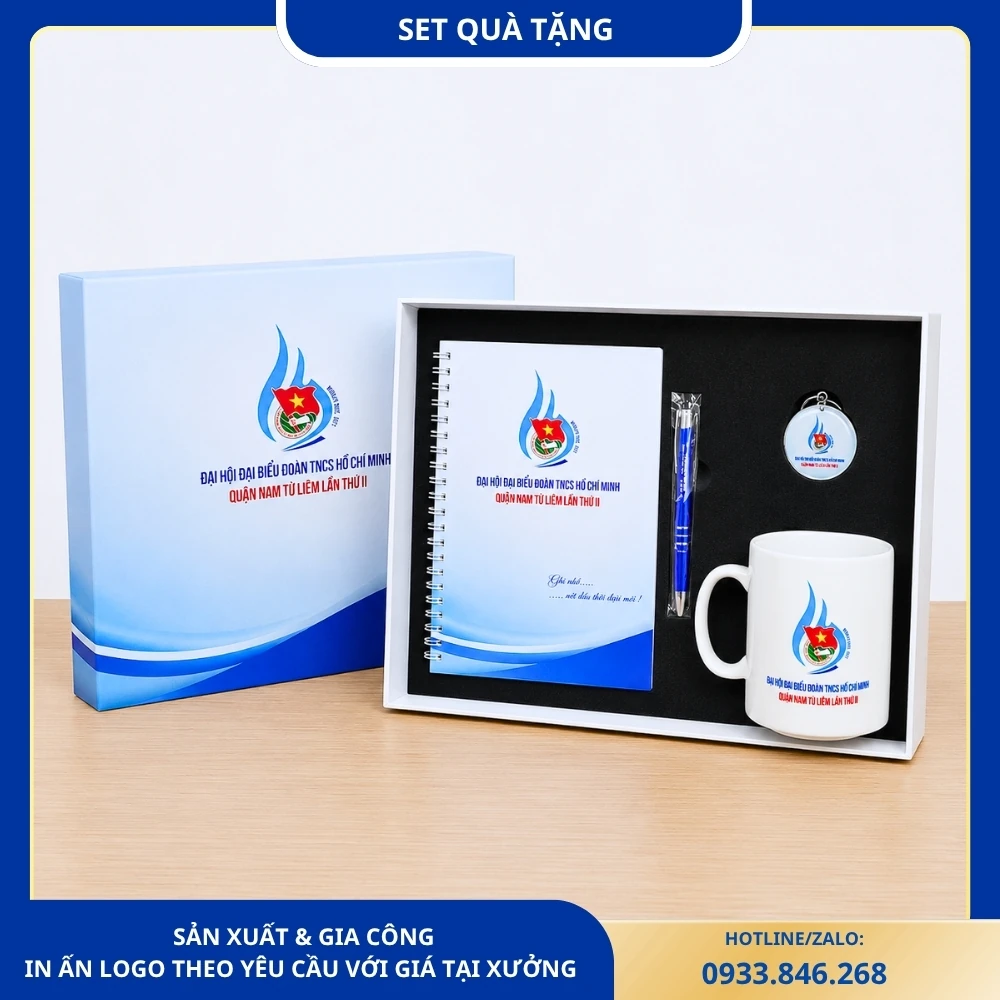 Set Quà Tặng Đại Hội Đại Biểu Đoàn TNCS Quận Nam Từ Liêm