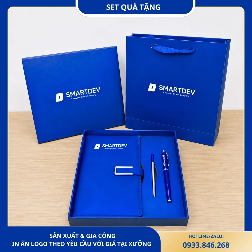 Set Quà Tặng Bình Giữ Nhiệt, Sổ Và Bút Ký