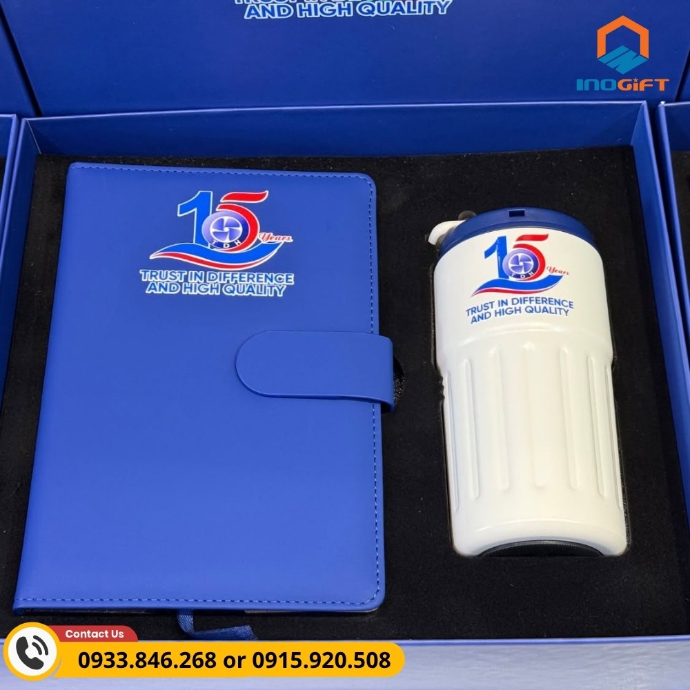 Giftset cốc sổ kỷ niệm 15 năm hoạt động