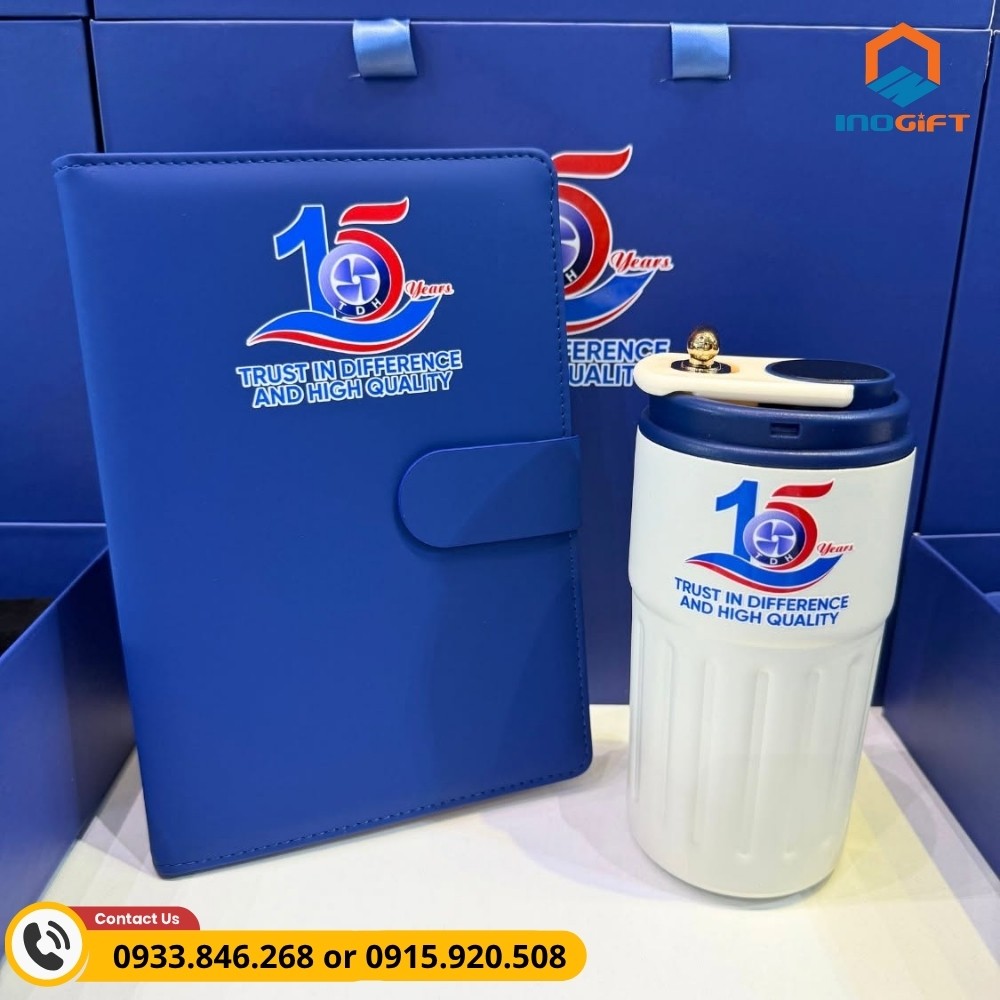 Giftset cốc sổ kỷ niệm 15 năm hoạt động