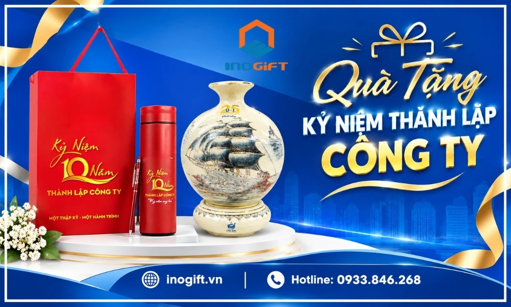 Quà tặng kỷ niệm thành lập công ty