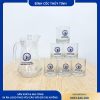 Bộ bình cốc in logo Liên đoàn Bắn súng TPHCM, thiết kế hiện đại