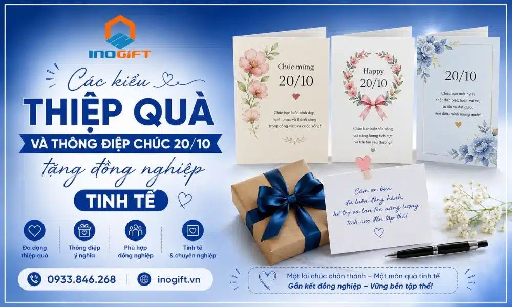 Những mẫu thiệp chúc mừng 20-10 tinh tế dành tặng đồng nghiệp
