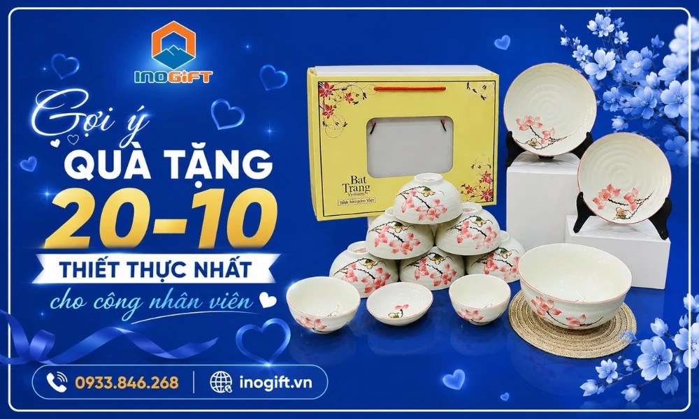 Các gợi ý quà tặng 20/10 thiết thực dành cho công nhân viên