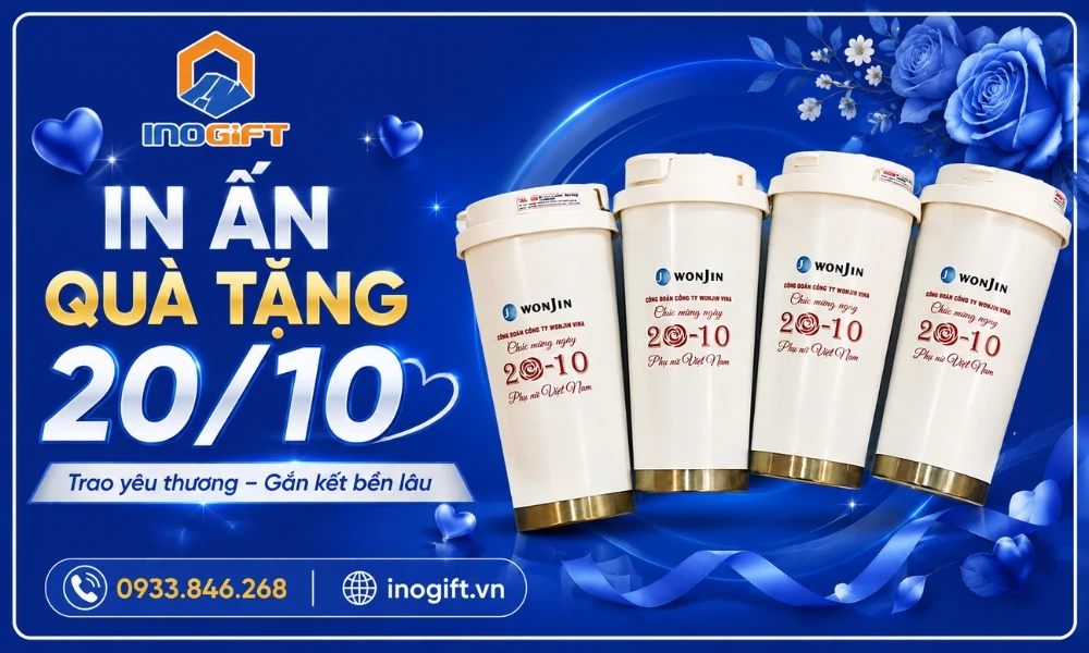 Dịch vụ in ấn quà tặng 20/10 theo yêu cầu doanh nghiệp