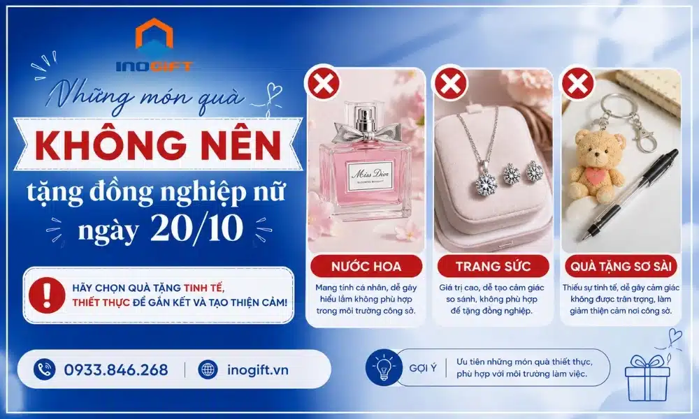Một số món quà nên cân nhắc khi tặng đồng nghiệp nữ ngày 20-10