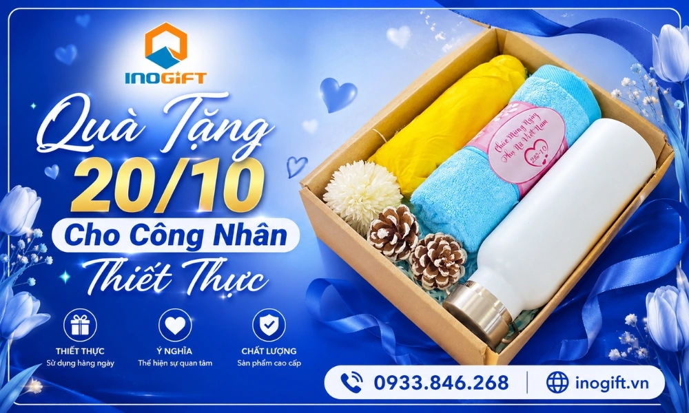 Các món quà tặng 20/10 thiết thực dành cho công nhân nữ