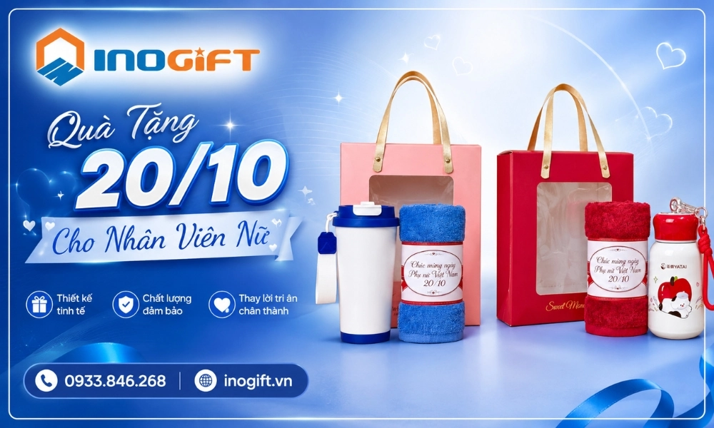 Quà tặng 20/10 ý nghĩa dành cho nhân viên nữ trong doanh nghiệp
