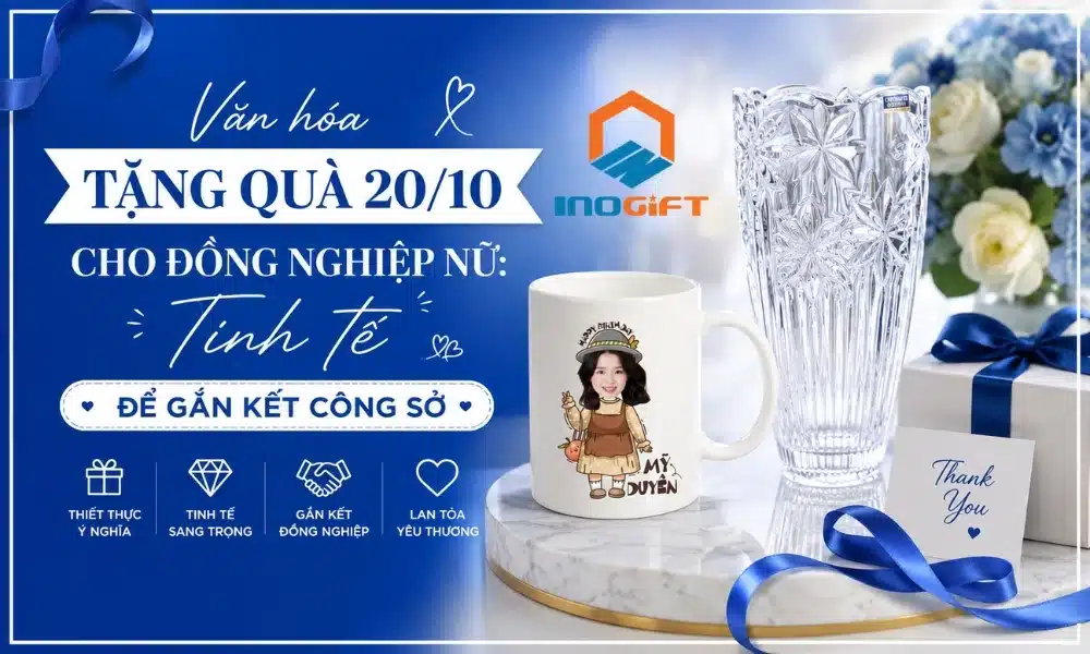 Văn hóa tặng quà 20-10 thể hiện sự quan tâm đến đồng nghiệp nữ