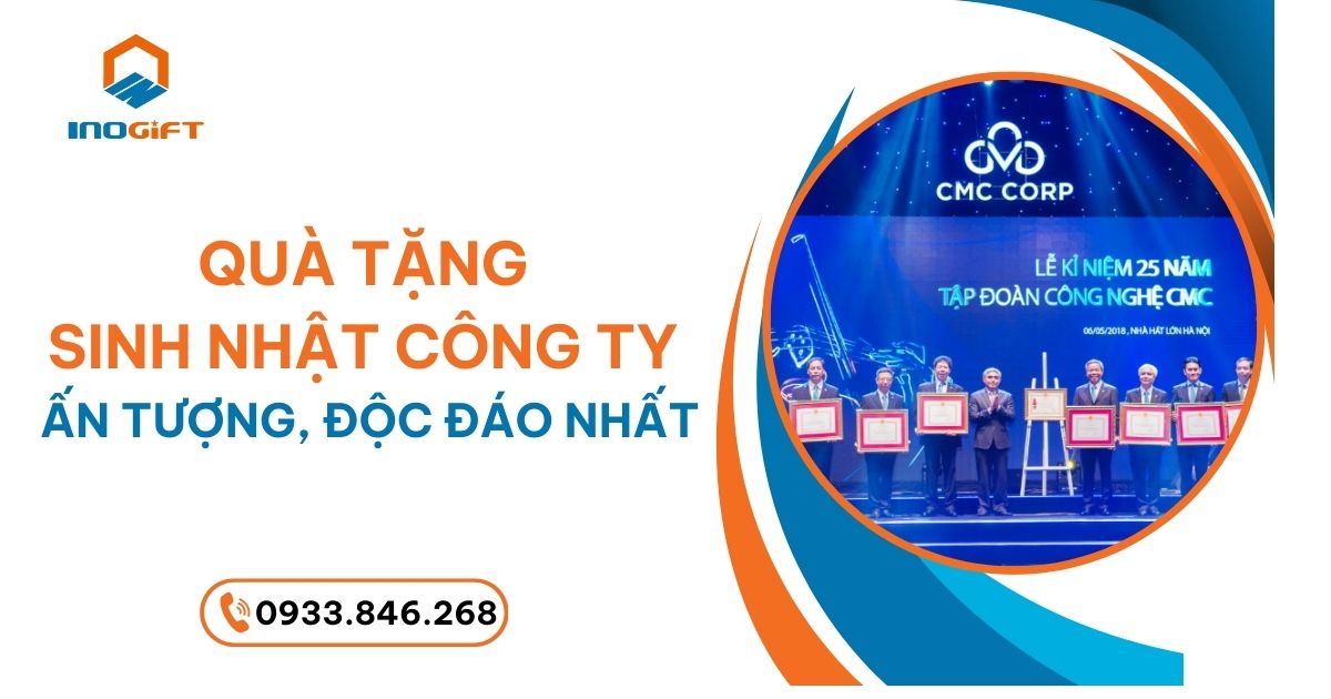 quà tặng sinh nhật công ty ấn tượng nhất