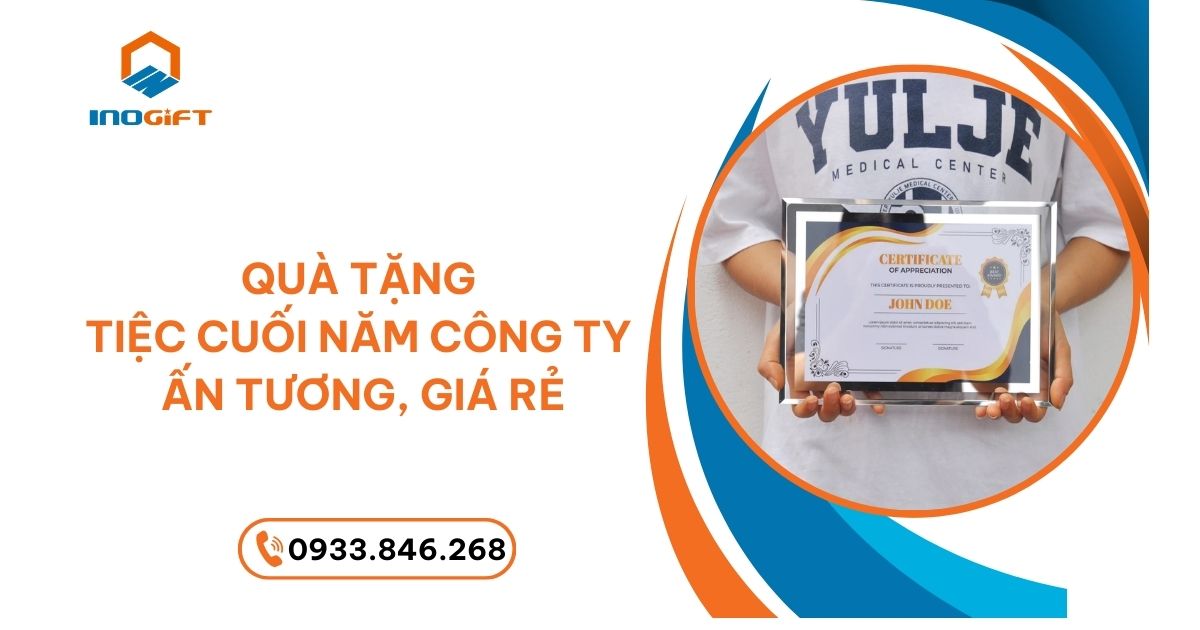 Quà tặng tiệc cuối năm công ty ấn tượng