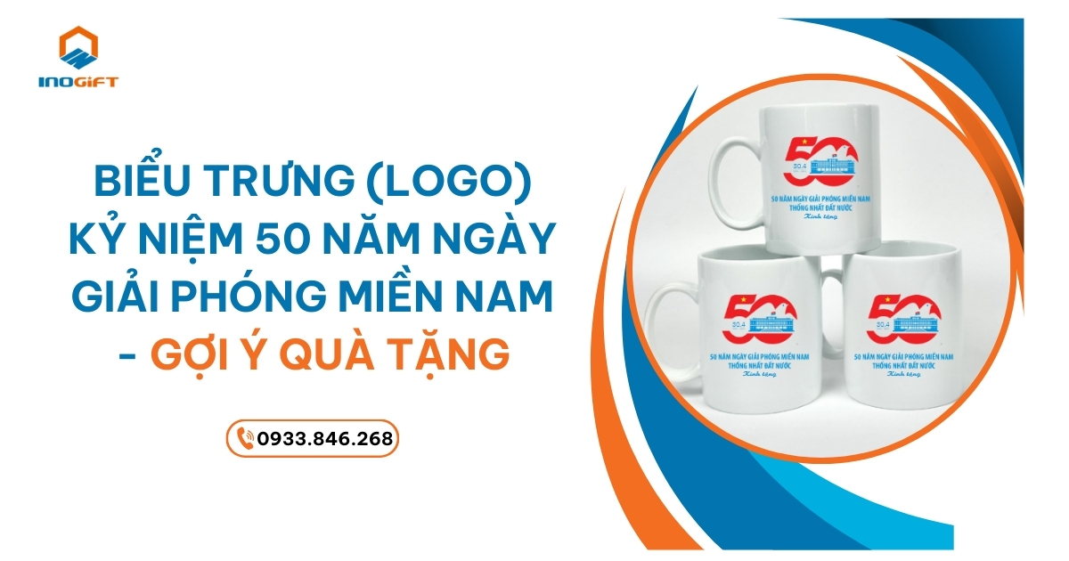 Biểu Trưng (Logo) Kỷ Niệm 50 Năm Ngày Giải Phóng Miền Nam - Gợi Ý Quà Tặng