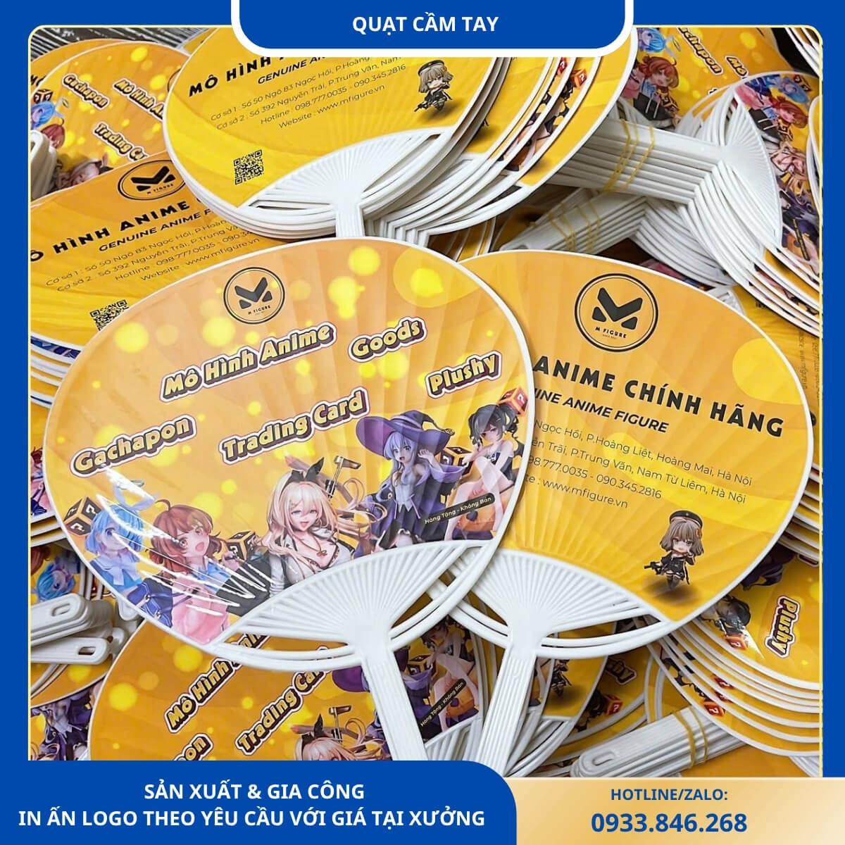 xưởng in quạt nhựa quảng cáo giá rẻ số lượng lớn