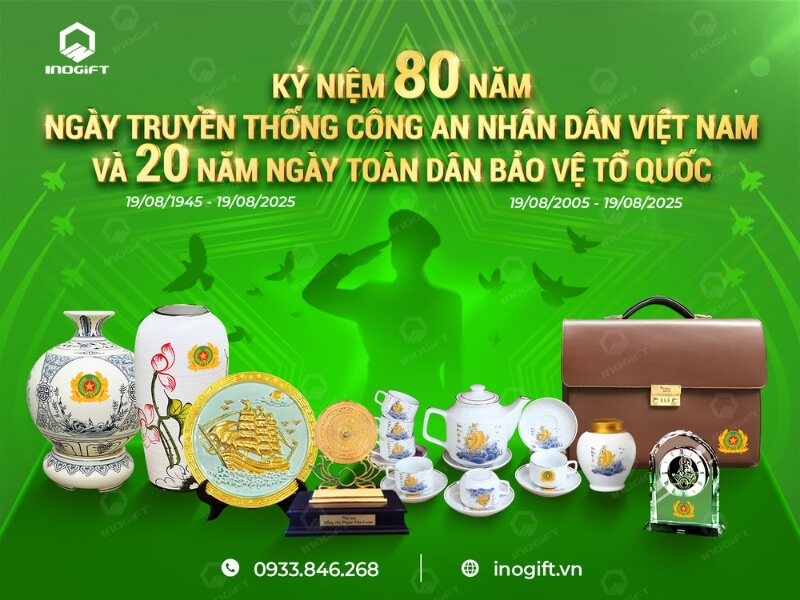 Quà lưu niệm 80 năm Công an nhân dân Việt Nam