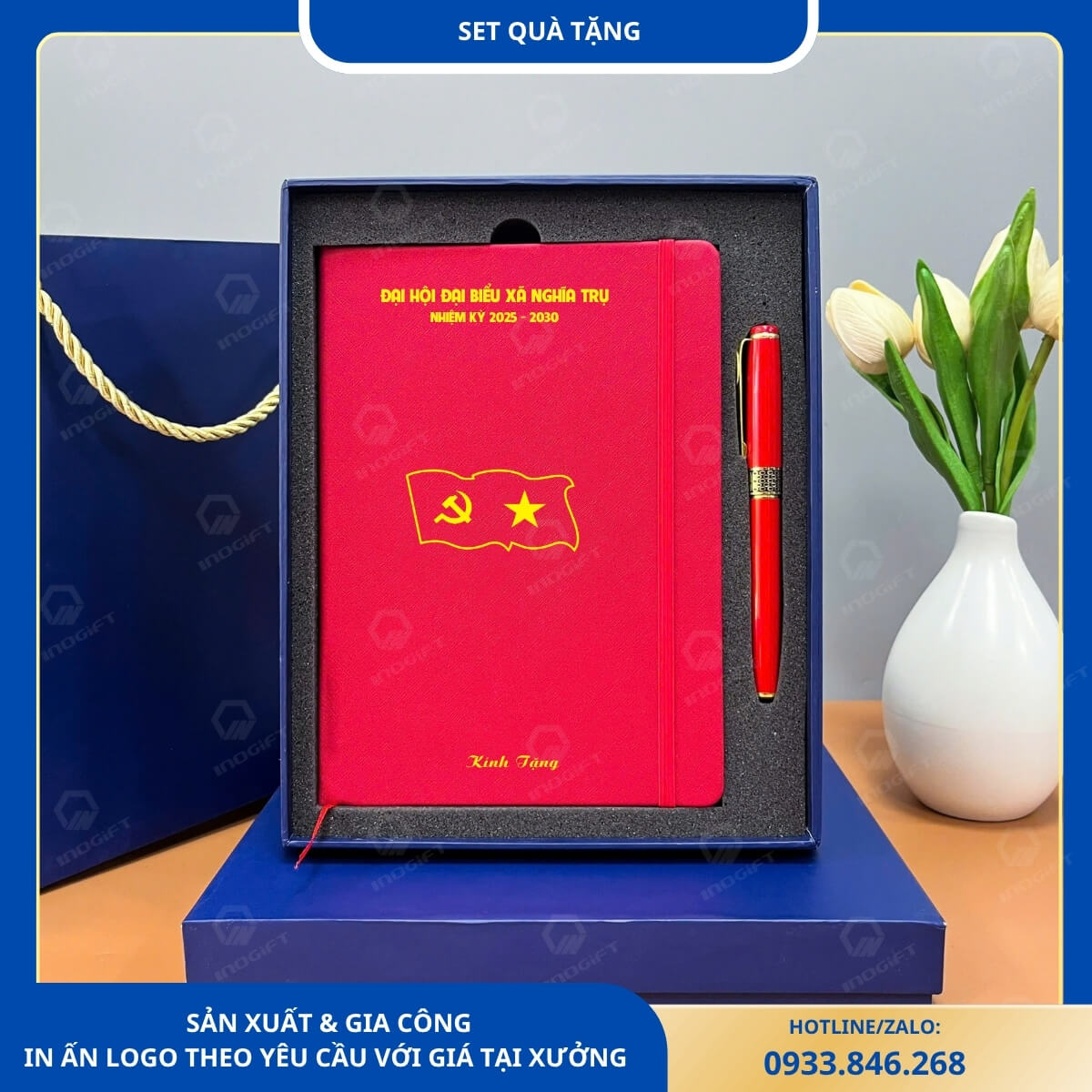 set quà tặng đại hội sang trọng, ấn tượng