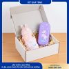 Set bình giữ nhiệt và hộp bút quà 1-6, thiết kế tiện dụng.