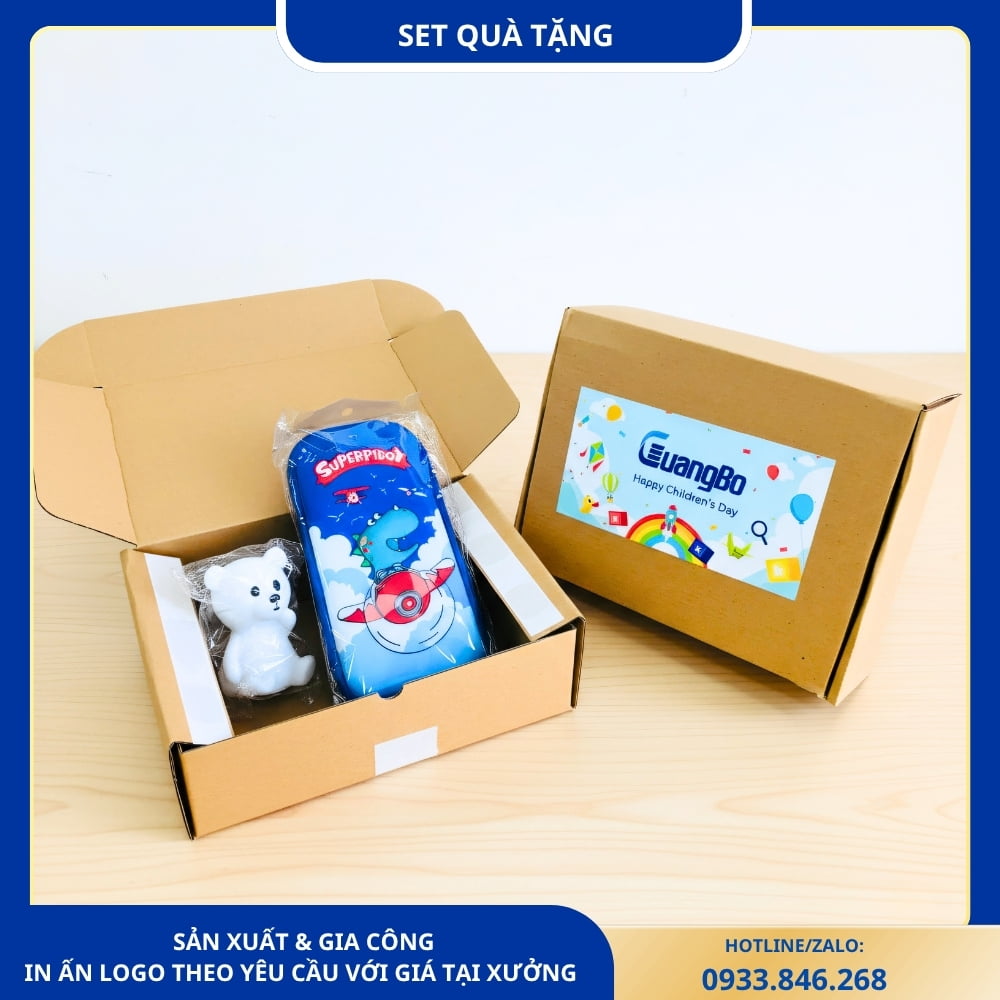 Set quà tặng 1-6 công đoàn Guangbo, thiết kế dành cho thiếu nhi
