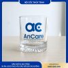 Bộ 6 cốc thủy tinh in logo Ancare, thiết kế sang trọng