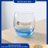 Bộ cốc thủy tinh in logo công ty bất động sản, thiết kế hiện đại