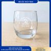 Bộ cốc thủy tinh in logo công ty Zet Home, thiết kế hiện đại