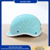 Mũ bảo hiểm xanh ngọc in logo theo yêu cầu, thiết kế hiện đại