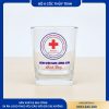 Bộ 6 cốc thủy tinh in logo bệnh viện làm quà tặng