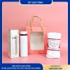 Set quà gồm bình LocknLock cao cấp và khăn lau đầu