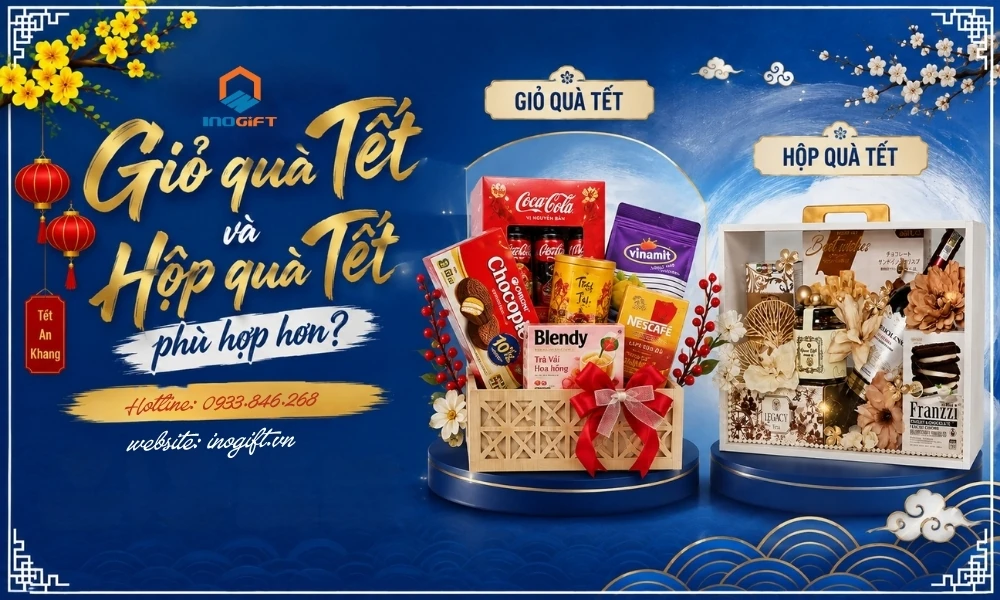 Giỏ quà Tết hay hộp quà Tết, đâu là lựa chọn phù hợp hơn?