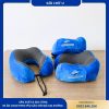 Gối chữ U cao su non in logo công ty du lịch, thiết kế tiện dụng khi đi xa
